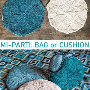MI-PARTI: BAG or CUSHION Crochet Pattern Crochet Tutorial In English